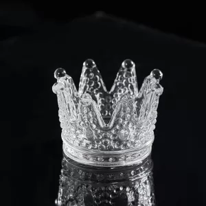 PCS Crystal Crown Tealight Candle Holder Necklace Ring Jewelry Organizer Home Decoration jpg x