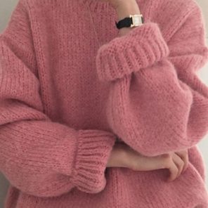Colors Pink Women Sweater Womens Winter Sweaters Pullover Female Knitting Overszie Long Sleeve Loose Knitted jpg x