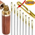 12PCS Side Holes Blind Needles Sewing Stainless Steel