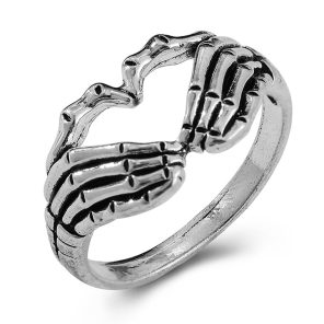 PC Vintage Ghost Finger Rings For Women Men Teens Retro Classic Open End Adjustable Ring Fashion