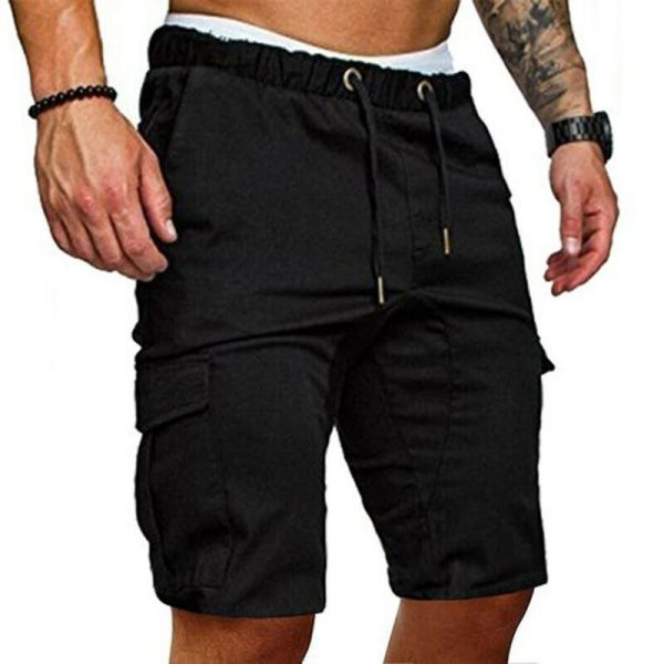 2020 New Fashion Stylish Men Cargo Work Shorts Elasticated Summer Casual Combat Pants Trousers