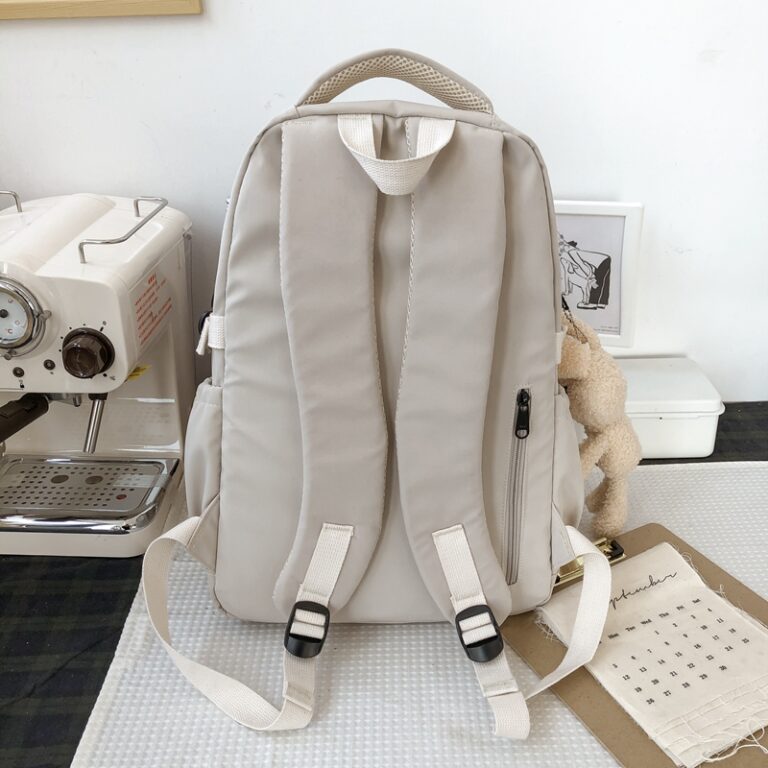 2021 New Waterproof Nylon Women Backpack Korean Japanese Fashion Female Students Schoolbag Multilayer Simple Sense Travel 4