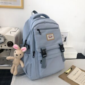 2021 New Waterproof Nylon Women Backpack Korean Japanese Fashion Female Students Schoolbag Multilayer Simple Sense Travel 5.jpg 640x640 5