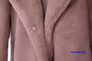 New Women Winter Warm Faux Fur Coat Thick Women Long Coat Turn Down Collar Women
