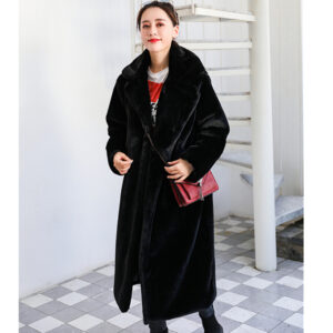 2021 New Women Winter Warm Faux Fur Coat Thick Women Long Coat Turn Down Collar Women 5.jpg 640x640 5