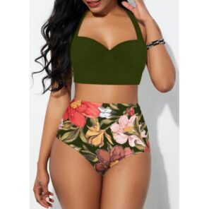 2021 New Womens Sexy Push Up Bikini Set High Waisted Swimsuit Floral Bathing Suit Swimwear Summer 2.jpg 640x640 2