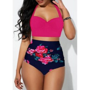 2021 New Womens Sexy Push Up Bikini Set High Waisted Swimsuit Floral Bathing Suit Swimwear Summer 3.jpg 640x640 3