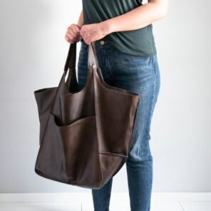 2021 Soft Large Capacity Tote Bag Shopper Bag Women Handbag Luxury Pu Leather Shoulder Bag Retro 6.jpg 640x640 6