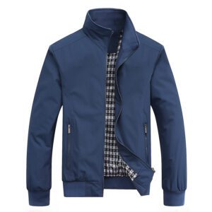2021 Spring Autumn Casual Solid Fashion Slim Bomber Jacket Men Overcoat New Arrival Baseball Jackets Men