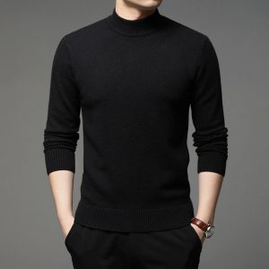 2022 Autumn and Winter New Men Turtleneck Pullover Sweater Fashion Solid Color Thick and Warm Bottoming 1.jpg 640x640 1