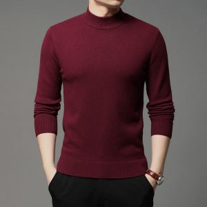 2022 Autumn and Winter New Men Turtleneck Pullover Sweater Fashion Solid Color Thick and Warm Bottoming 6.jpg 640x640 6