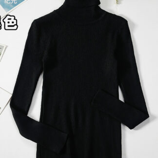 2022 Basic Turtleneck Women Sweaters Autumn Winter Thick Warm Pullover Slim Tops Ribbed Knitted Sweater Jumper 2.jpg 640x640 2