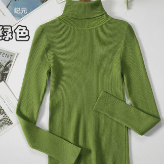 2022 Basic Turtleneck Women Sweaters Autumn Winter Thick Warm Pullover Slim Tops Ribbed Knitted Sweater Jumper 3.jpg 640x640 3