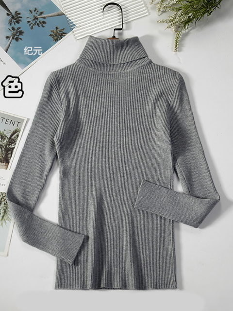 2022 Basic Turtleneck Women Sweaters Autumn Winter Thick Warm Pullover Slim Tops Ribbed Knitted Sweater Jumper 8.jpg 640x640 8