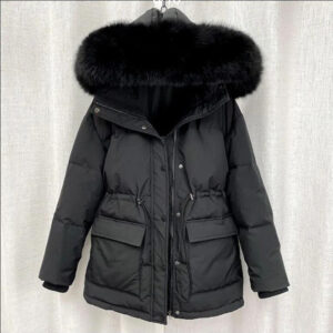 2022 Cotton Padded Fur Parka New Big Fur Collar Down Winter Jacket Women Thick Warm Parkas.jpg 640x640