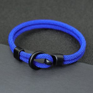 2022 Fashion Rope Bracelet Men Double Layer Outdoor Camping Braclet Homme Accessories Survival Paracord Braslet Gift 1