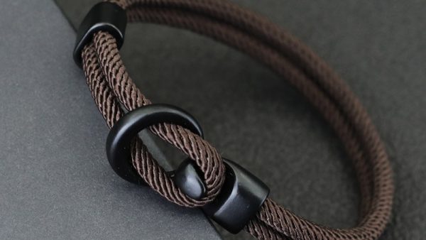 2022 Fashion Rope Bracelet Men Double Layer Outdoor Camping Braclet Homme Accessories Survival Paracord Braslet Gift