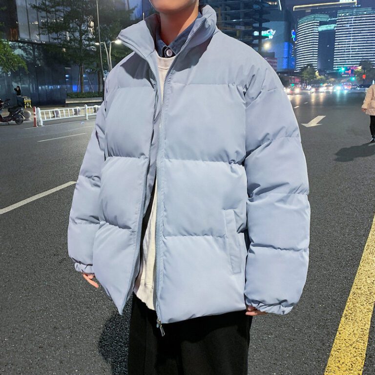 2022 Harajuku Men s Parkas Warm Thicken Fashion Coat Oversize Winter Casual Jacket Male Streetwear Hip 1