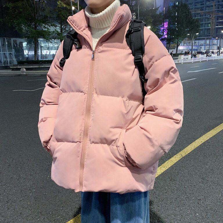 2022 Harajuku Men s Parkas Warm Thicken Fashion Coat Oversize Winter Casual Jacket Male Streetwear Hip 3