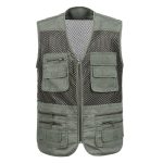 2022 Mens Quick Drying Vests Fahsion Multi Pockets