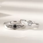 2022 New Angel Demon Couple Rings Fashion Design