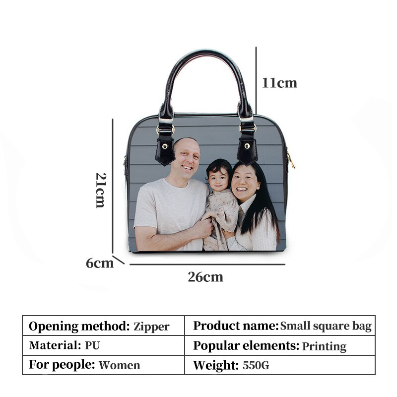 2022 New High Capacity Style PU Leather Small Square Bag Ladies Handbag Custom Color Photo Fashion 1