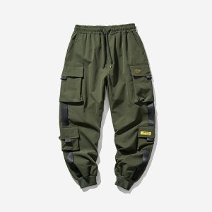 2022 New Hip Hop Joggers Cargo Pants Men Harem Pants Multi Pocket Ribbons Man Sweatpants Streetwear 2.jpg 640x640 2