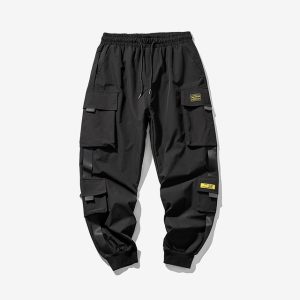 2022 New Hip Hop Joggers Cargo Pants Men Harem Pants Multi Pocket Ribbons Man Sweatpants Streetwear.jpg 640x640