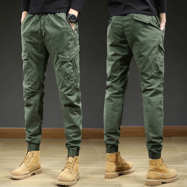 2022 New Spring Summer Multi Pockets Cargo Pants Men Streetwear Slim Fit Casual Joggers Male Stretch 1.jpg 640x640 1