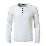 2022 New T Shirt Men Henley Shirt Mens