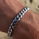 New Trendy Cuban Chain Men Bracelet Classic Stainless