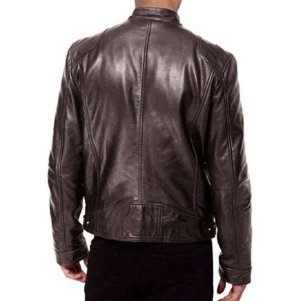 2022 Pu Leather Jacket Men Fashion Faux Leather Jacket Motorcycle Men s Jackets Outwear Male Pu 1