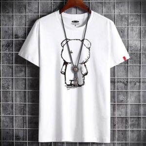 2021 Newest T Shirt for Men Clothing Fitness White O Neck Anime Man T shirt For 4.jpg 640x640 4