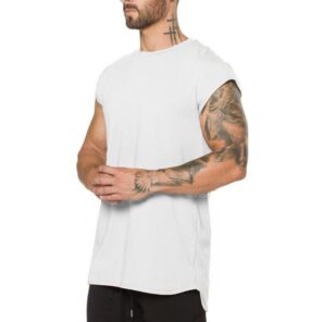 Brand clothing fitness t shirt men fashion extend long tshirt summer gym short sleeve t shirt 1.jpg 640x640 1