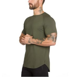 Brand clothing fitness t shirt men fashion extend long tshirt summer gym short sleeve t shirt 4.jpg 640x640 4