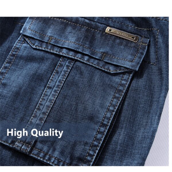 Cargo Jeans Men Big Size 29 40 42 Casual Military Multi pocket Jeans Male Clothes 2020 3