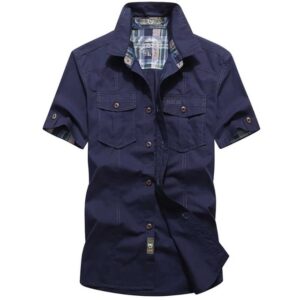 Fashion Cotton Casual Shirts Summer Men Plus Size Loose Baggy Shirts Short Sleeve Turn down Collar 5.jpg 640x640 5