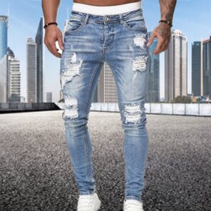 Fashion Street Style Ripped Skinny Jeans Men Vintage wash Solid Denim Trouser Mens Casual Slim fit.jpg 640x640