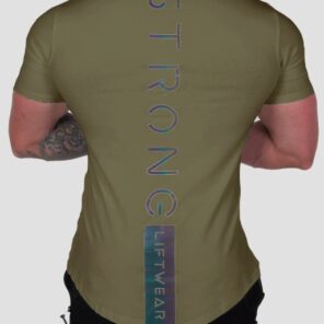 Gym T shirt Men Short sleeve Cotton T shirt Casual reflective Slim t shirt Fitness Bodybuilding 5.jpg 640x640 5