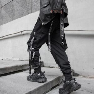 Harajuku Fashion Mens Hip Hop Clothing Streetwear Cargo Plaid Pants for Male Joggers Harem High Street 1.jpg 640x640 1