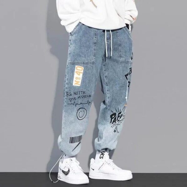 High quality Fashion Men s Cargo pants Hip Hop Streetwear Jogging Pants Men Casual Elastic Waist 1