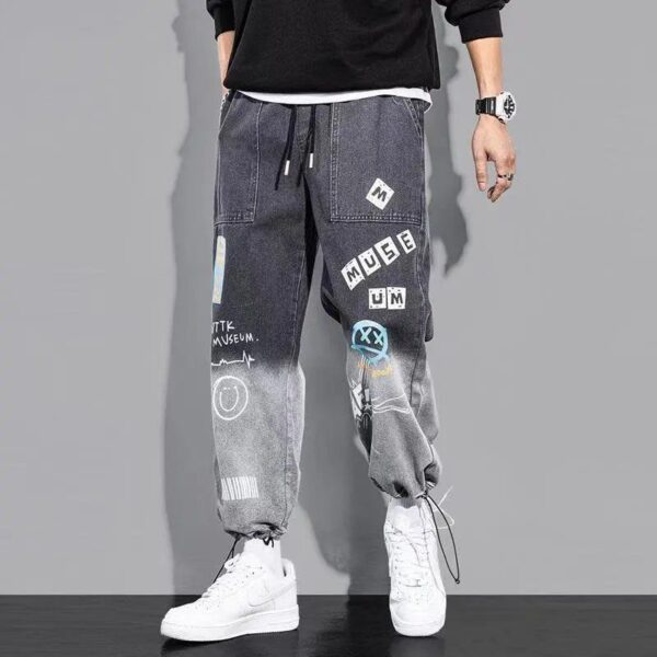 High quality Fashion Men s Cargo pants Hip Hop Streetwear Jogging Pants Men Casual Elastic Waist 5