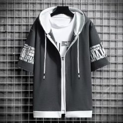 Japan Style Men s Hoodies Fashion Streetwear Short Sleeve Hooded Sweatshirts Men Casual Harajuku Prints Men 6.jpg 640x640 6