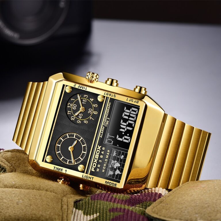 LIGE FOXBOX Watches For Men Luxury Brand Sport Quartz Wristwatch Waterproof Military Digital Clock Men Watch 1