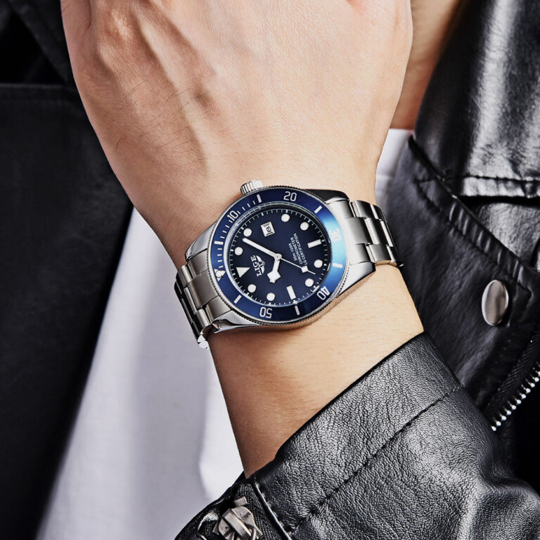LIGE Men Watches Brand Luxury Watch Man Business Casual Wristwatch Fashion Stainless Steel Quartz Waterproof Calendar 6