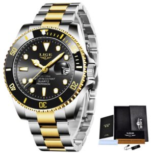 LIGE Men Watches Brand Luxury Watch Man Business Casual Wristwatch Fashion Stainless Steel Quartz Waterproof Calendar 7.jpg 640x640 7