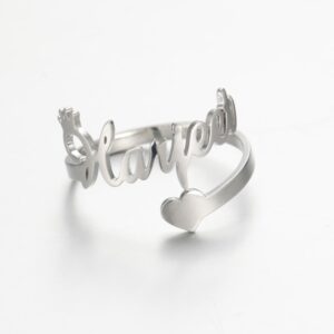 Lemegeton Custom Family Name Ring For Women Personalized Multiple Rings Stainless Steel Jewelry Customized Couple Mom 2.jpg 640x640 2