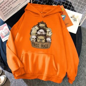 Little Hedgehog Free Hugs Sweatshirts Cartoon Print Pullovers Mens Fashion Hip Hop Tracksuit Men s Fleece 10.jpg 640x640 10