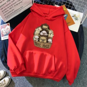 Little Hedgehog Free Hugs Sweatshirts Cartoon Print Pullovers Mens Fashion Hip Hop Tracksuit Men s Fleece 12.jpg 640x640 12