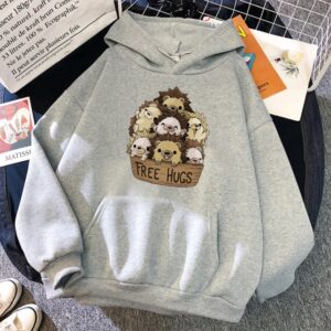 Little Hedgehog Free Hugs Sweatshirts Cartoon Print Pullovers Mens Fashion Hip Hop Tracksuit Men s Fleece 7.jpg 640x640 7